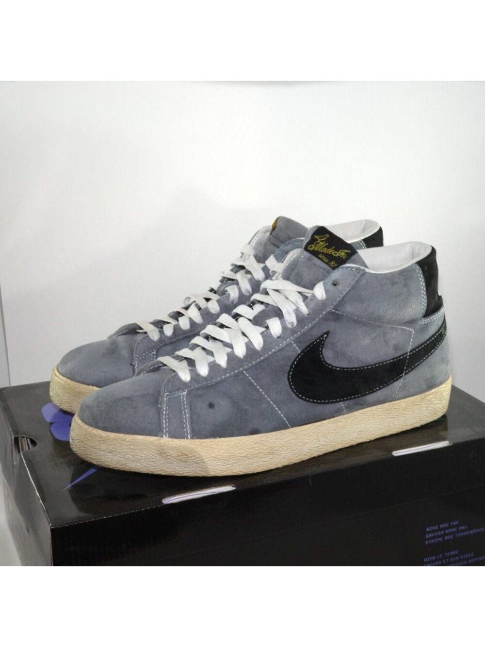 Rare 2007 Nike SB Blazer Made in 81 Flint Grey 310801-002 US 10.5 with Box